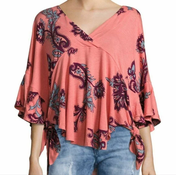 Free People Maui Wowie Top Passion Flower Pink {Small} - Picture 2 of 16